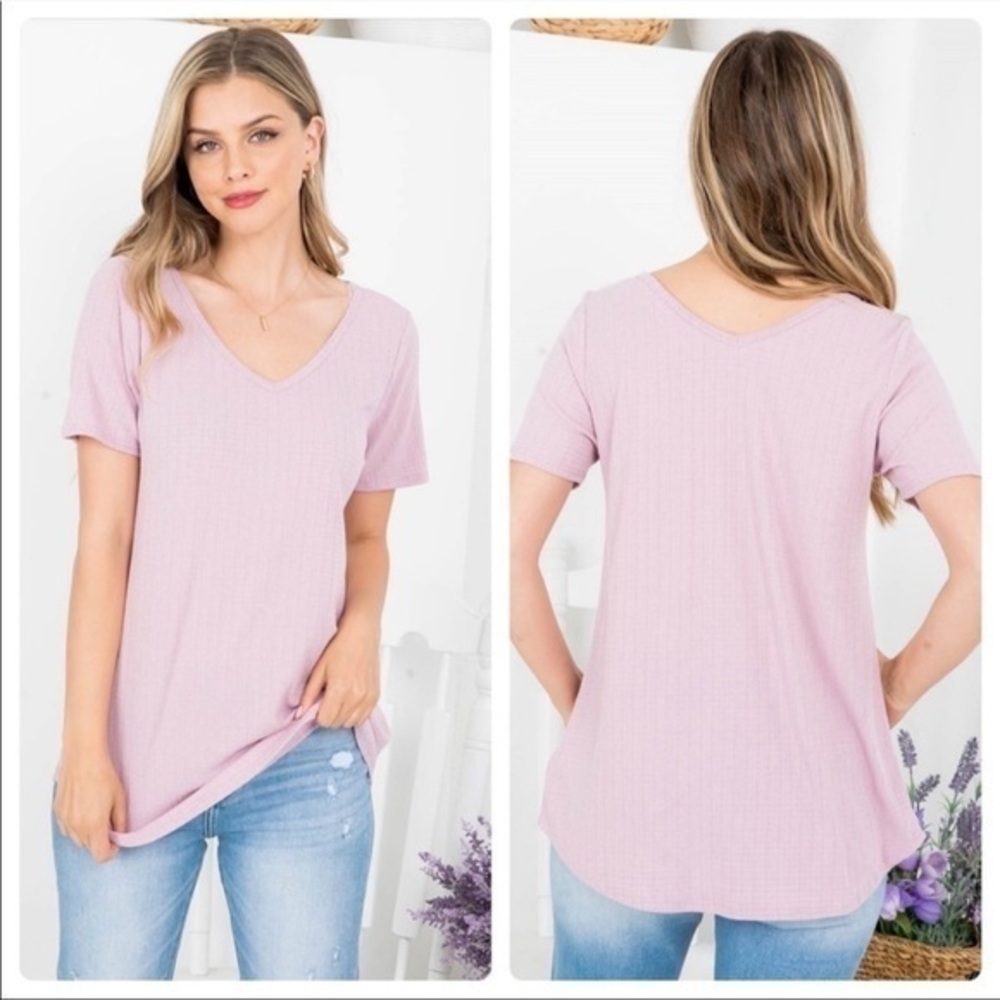 NWT A Girl Thing SS pink tunic classic design. 1S, 1M, 1L.